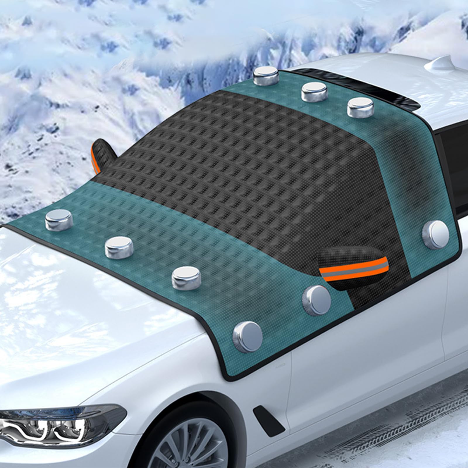 ALNILK Frontscheibenabdeckung Auto,Scheibenabdeckung Winter mit 9 Magnet Fixierung-Abdeckung Windschutzscheibe Frostschutzmatte Windschutzscheibe Windschutzscheibenabdeckung gegen Schnee EIS Frost (A) ALNILK Frontscheibenabdeckung Auto,Scheibenabdeckung Winter mit 9 Magnet Fixierung-Abdeckung Windschutzscheibe Frostschutzmatte Windschutzscheibe Windschutzscheibenabdeckung gegen Schnee EIS Frost (A) von ALNILK