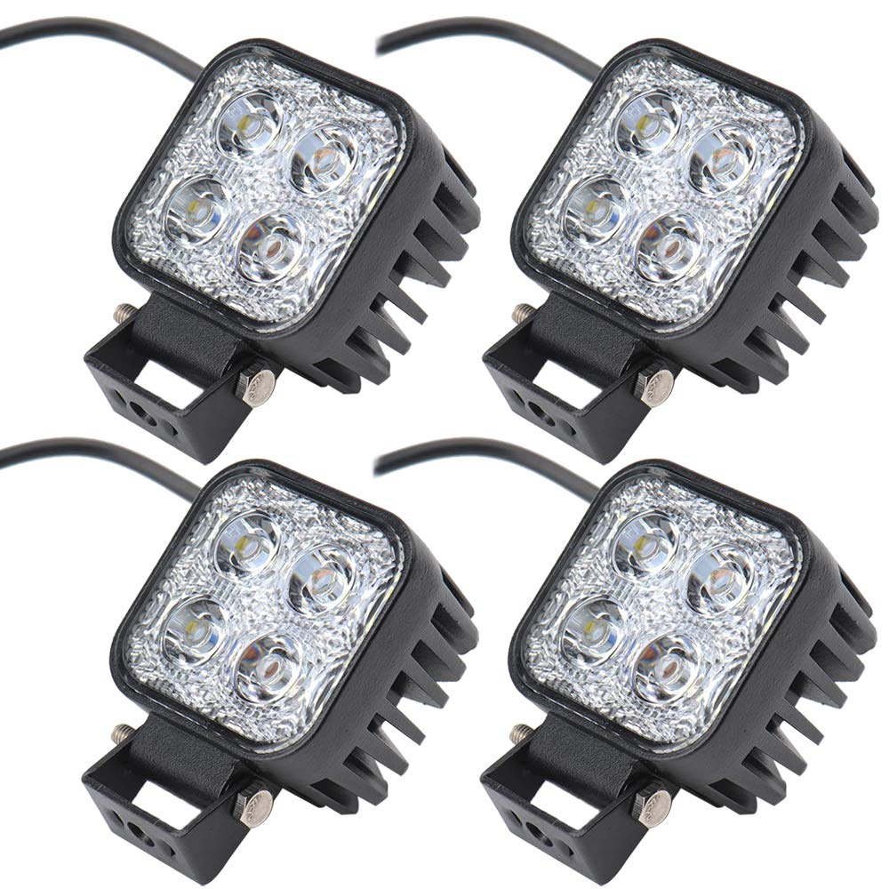 4X 12W Led Arbeitsscheinwerfer Offroad Lampe Flood Scheinwerfer LED Arbeitslicht 12V 24V Zusatzscheinwerfer Rückfahrscheinwerfer für Traktor Bagger SUV - 60 Grad Wasserdicht IP67 1120LM 4X 12W Led Arbeitsscheinwerfer Offroad Lampe Flood Scheinwerfer LED Arbeitslicht 12V 24V Zusatzscheinwerfer Rückfahrscheinwerfer für Traktor Bagger SUV - 60 Grad Wasserdicht IP67 1120LM von Greenmigo