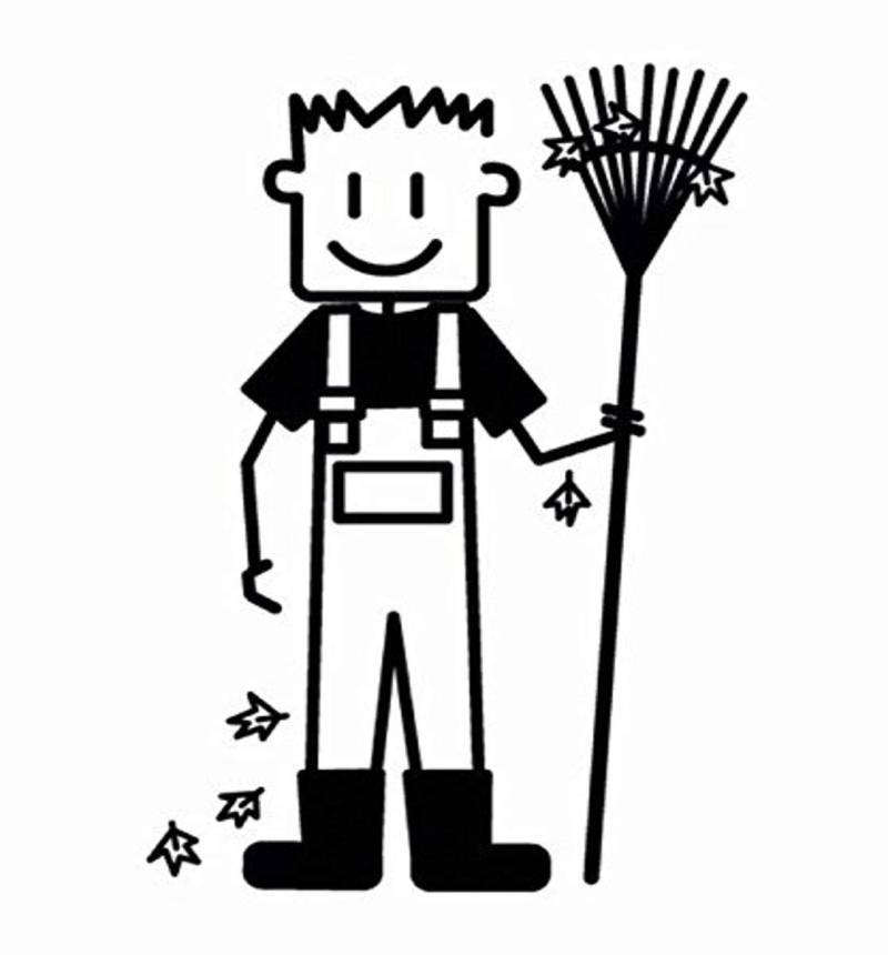 ALTIUM 3007129 Schwarz Aufkleber Man Garden von ALTIUM