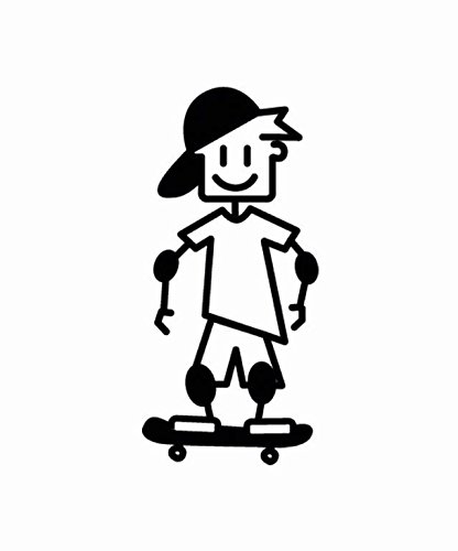 ALTIUM 3007168 Schwarz Aufkleber Boy Skateboard von ALTIUM