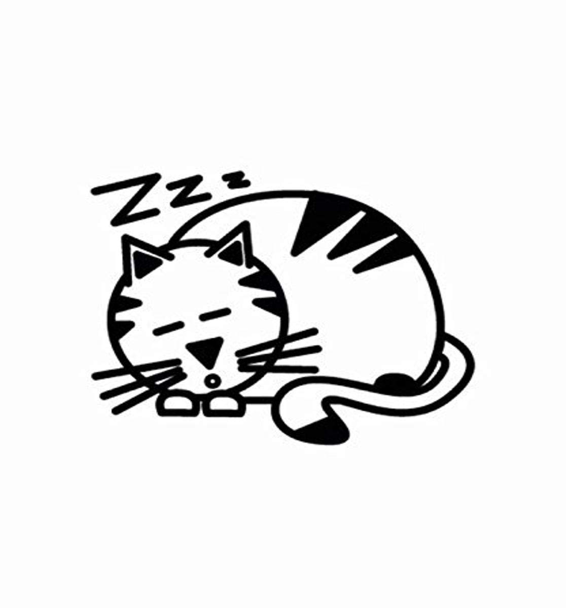 ALTIUM 3007201 Schwarz Aufkleber Sleeping Cat von ALTIUM