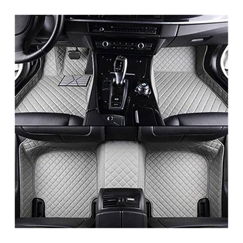 Auto Teppich Für 5er E39 1995–2004 E60 F10 G30 2017–2022, individuelle Auto-Fußmatte Automatten(Gray,5 G30 2017-2023) von ALZZTUND