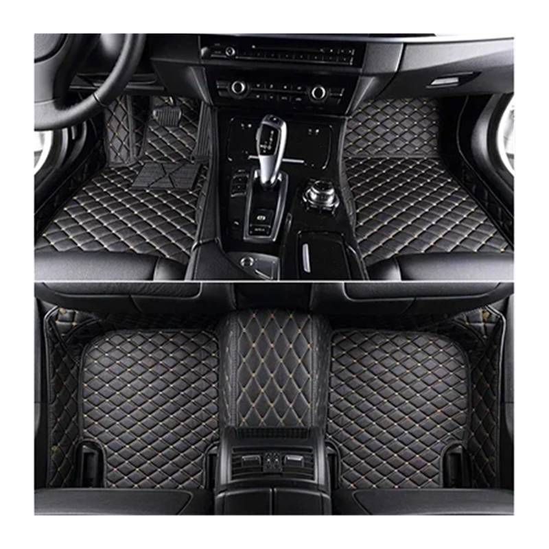 Auto Teppich Für Infiniti QX56 2004–2010, individuelle Auto-Fußmatte Automatten(Black beige) von ALZZTUND