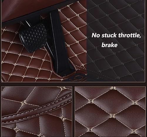 Auto Teppich Für X5 G05 2018 2019 2020 2021 2022 Custom Car Floor Mat Automatten(Coffee) von ALZZTUND