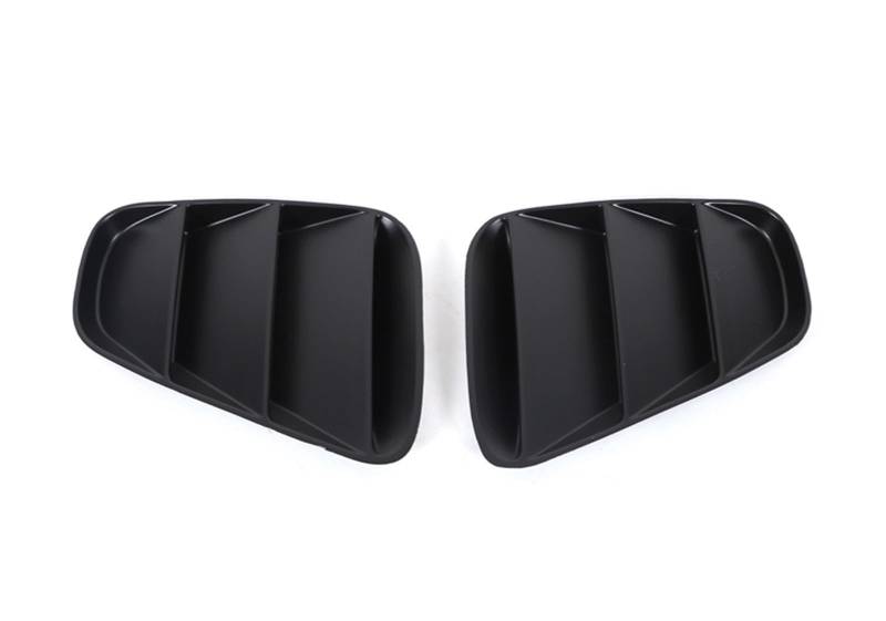Autoinnenausstattung Für FIAT 500 Für Abarth 595 695 2016-2024 / ABS Carbon Fiber Hinten Rücklicht Abdeckung Dekorative Aufkleber Autoinnenraum Zubehör(Matte Black) von ALZZTUND