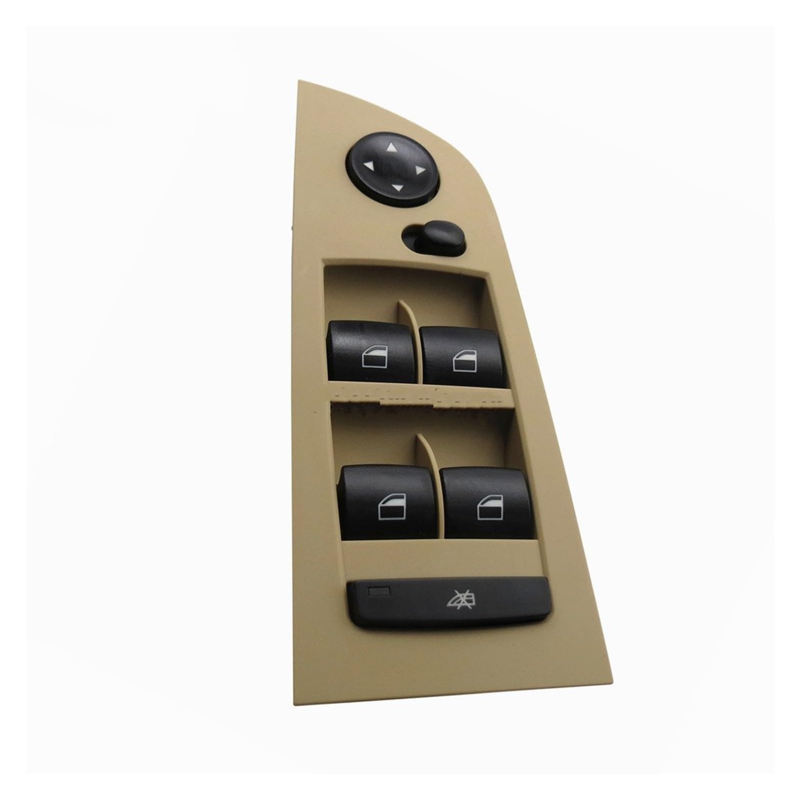 Fensterheber Schalter Für 3' E90 NUR Mit Panel Fensterheber Spiegel Schalter Taste Vorne Links Tür Fenstersteuerungsschalter(Beige) von ALZZTUND