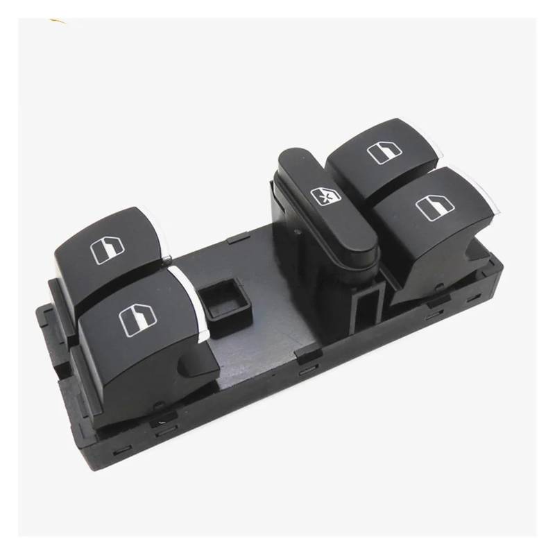 Fensterheber Schalter Für Caddy 2K 2003-2009 Power Fenster Master Switch Taste 7L6959855B Fenstersteuerungsschalter(Chrome) von ALZZTUND