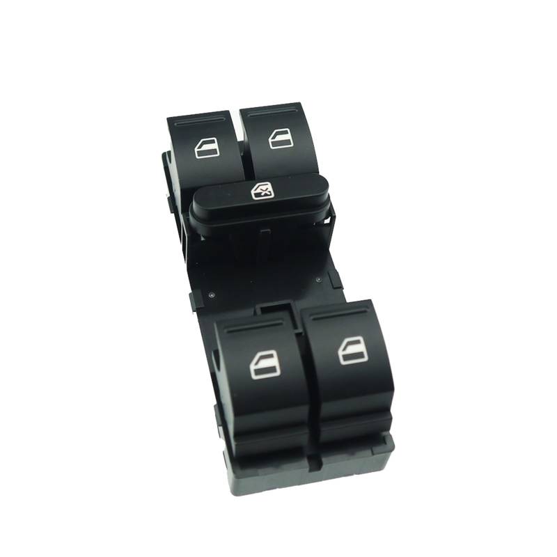 Fensterheber Schalter Für Jetta 2005-2011 Für EOS 2003-2008 Power Fenster Master Switch Control Taste 1K4959857 5ND959857 Fenstersteuerungsschalter(NO Chrome) von ALZZTUND