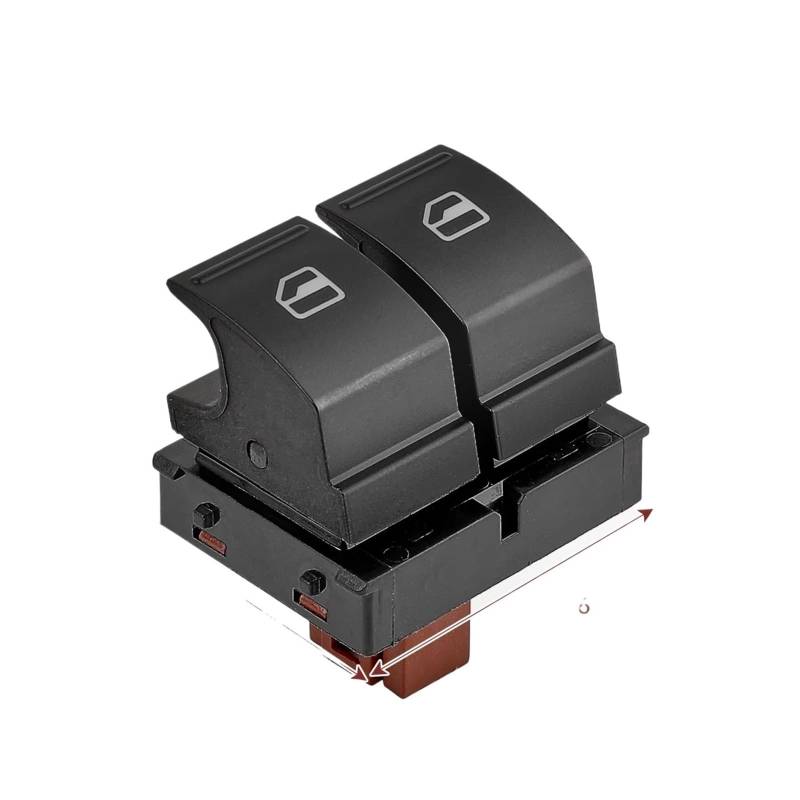 Fensterheber Schalter Für Skoda Für Fabia Mk2 2006-2014 Auto Fahrerseite Master Window Panel Control Lifter Elektrischer Schalter Knopf Fit 1Z0959858 Fenstersteuerungsschalter von ALZZTUND