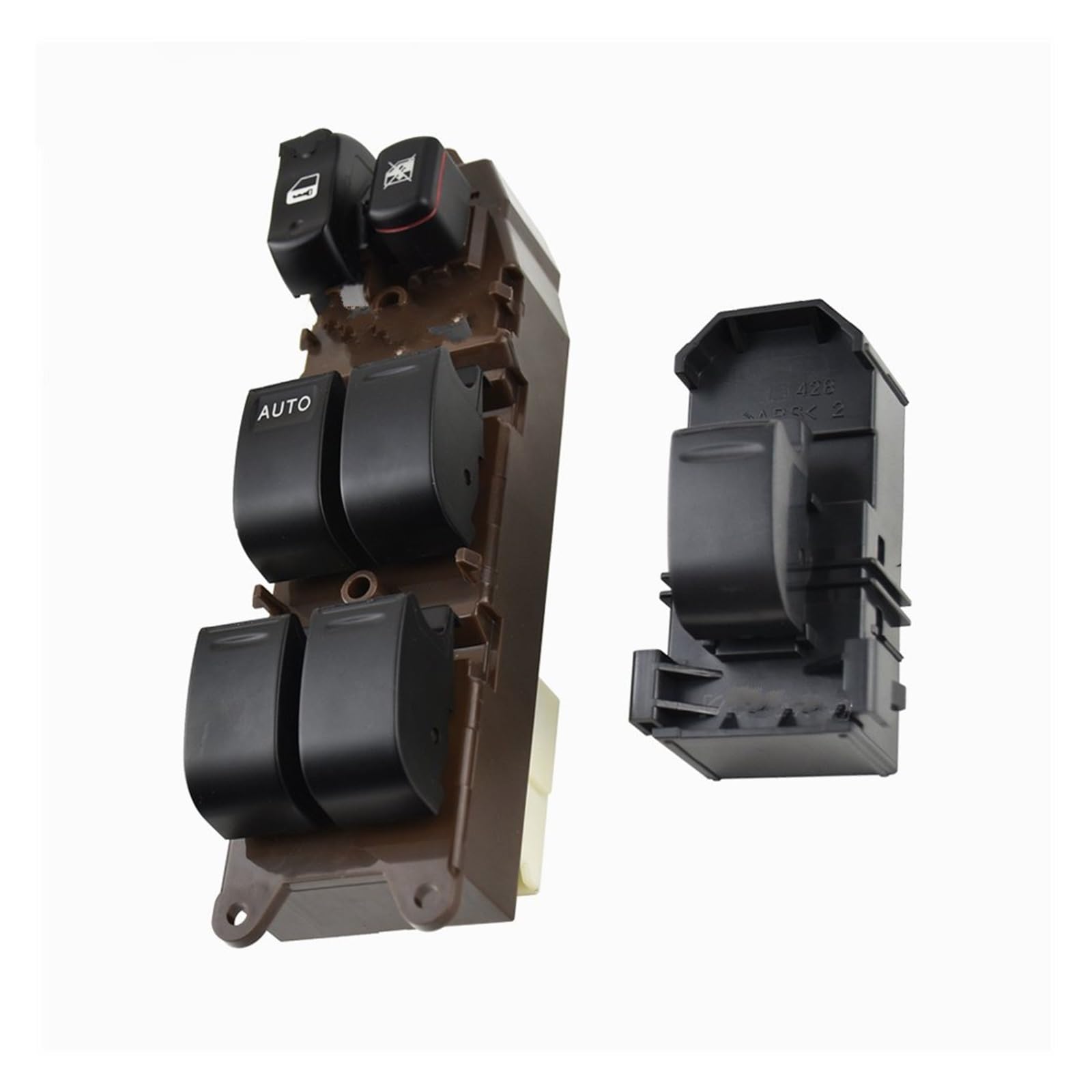 Fensterheber Schalter Für Toyota Für Land Für Cruiser 4.7L 1998-2002 Elektrischer Fensterheberschalter Fit 84820-60130 Fenstersteuerungsschalter(2PCS) von ALZZTUND