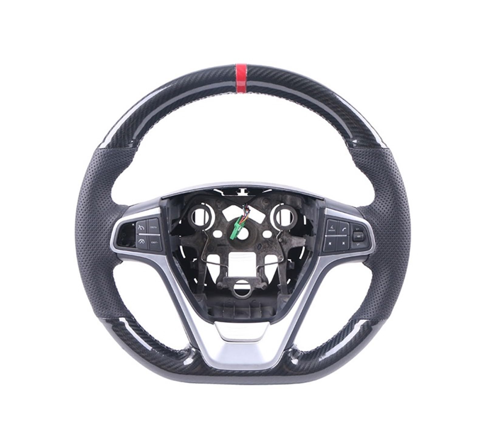 Lenkradbezüge Für Benz Für SLK-Klasse W170 W171 Für SLK C230 200 200K 280 350 Für Kompressor Für Sport Carbon Fiber Auto Lenkrad Abdeckung Lenkradabdeckungen(A Black Thread) von ALZZTUND