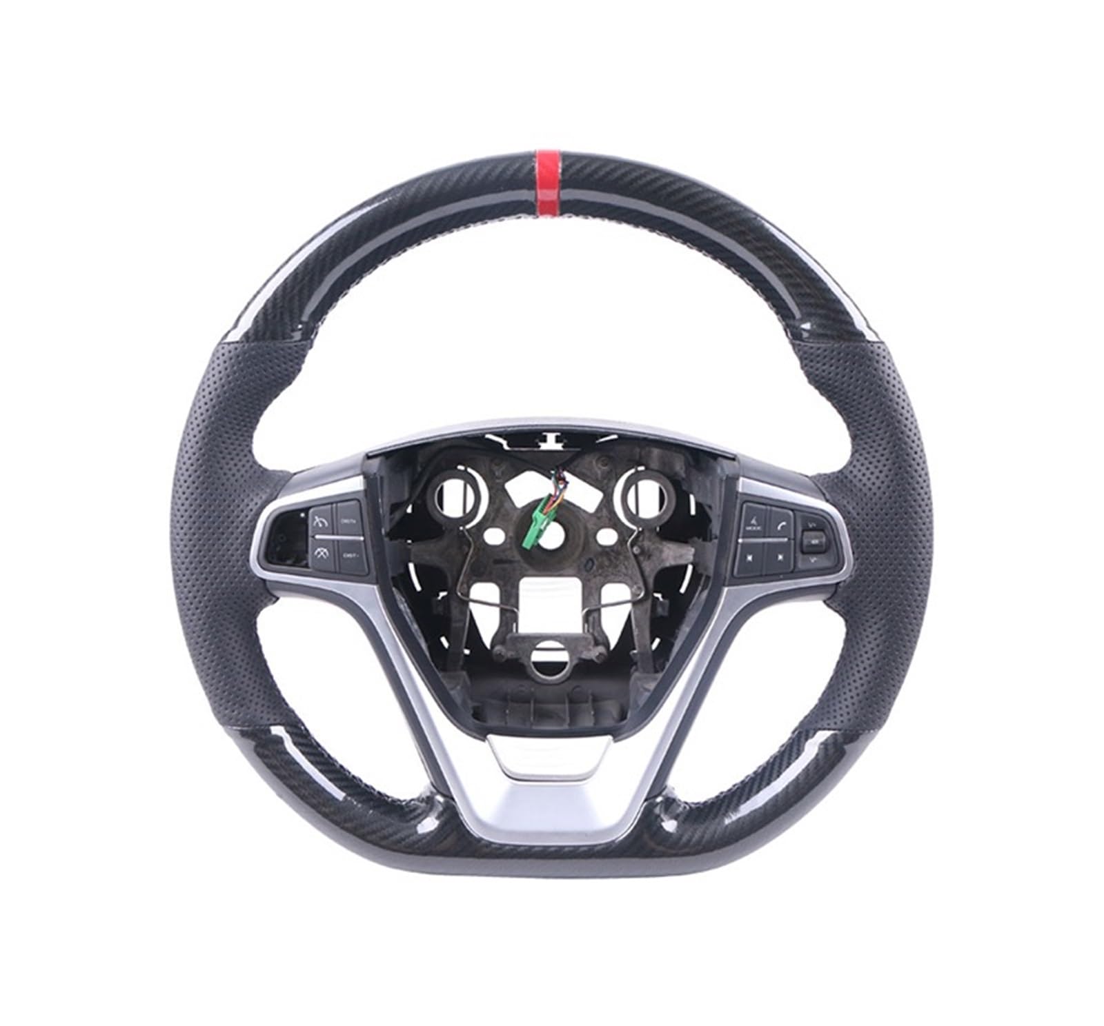 Lenkradbezüge Für Benz Für SLK-Klasse W170 W171 Für SLK C230 200 200K 280 350 Für Kompressor Für Sport Carbon Fiber Auto Lenkrad Abdeckung Lenkradabdeckungen(A Carbon Red Thread) von ALZZTUND