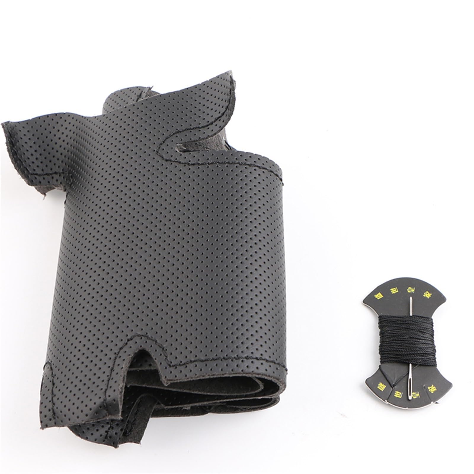 Lenkradbezüge Für Benz Für SLK-Klasse W170 W171 Für SLK C230 200 200K 280 350 Für Kompressor Für Sport Carbon Fiber Auto Lenkrad Abdeckung Lenkradabdeckungen(B Black Thread) von ALZZTUND