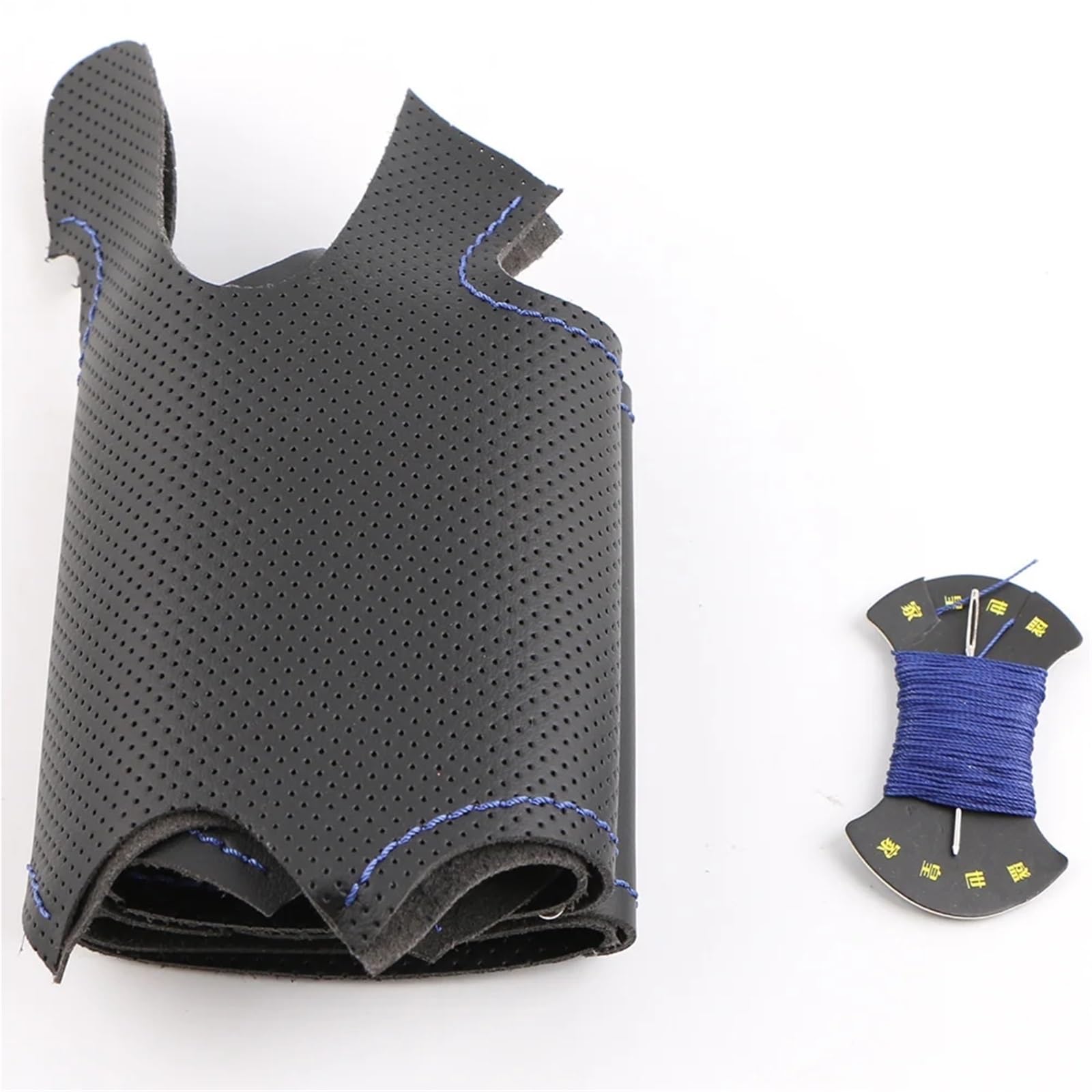 Lenkradbezüge Für Benz Für SLK-Klasse W170 W171 Für SLK C230 200 200K 280 350 Für Kompressor Für Sport Carbon Fiber Auto Lenkrad Abdeckung Lenkradabdeckungen(B Blue Thread) von ALZZTUND