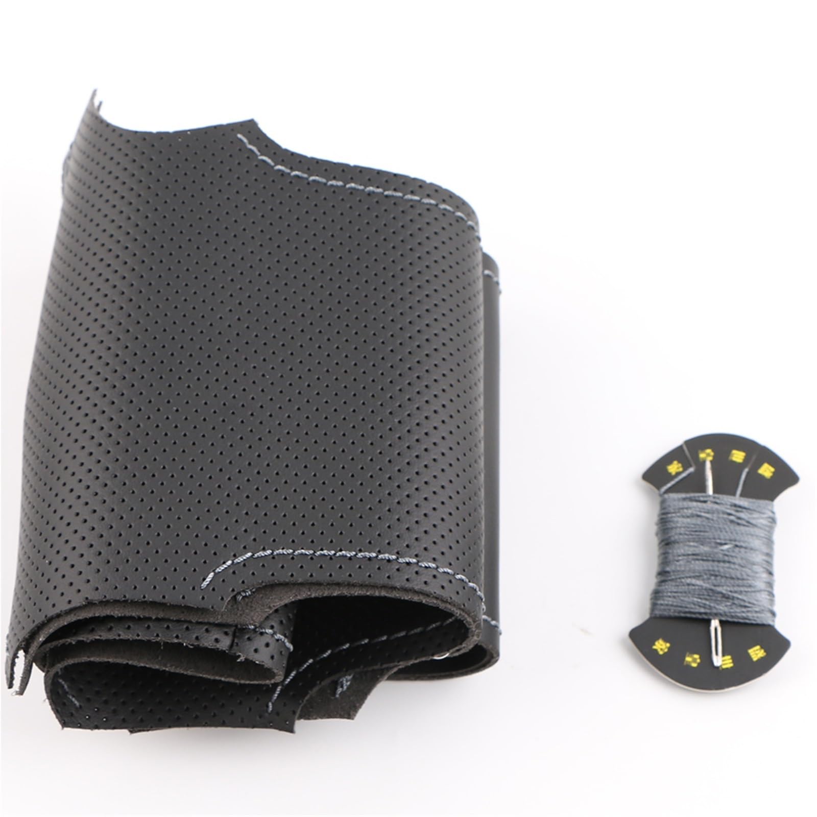 Lenkradbezüge Für Benz Für SLK-Klasse W170 W171 Für SLK C230 200 200K 280 350 Für Kompressor Für Sport Carbon Fiber Auto Lenkrad Abdeckung Lenkradabdeckungen(B Gray Thread) von ALZZTUND