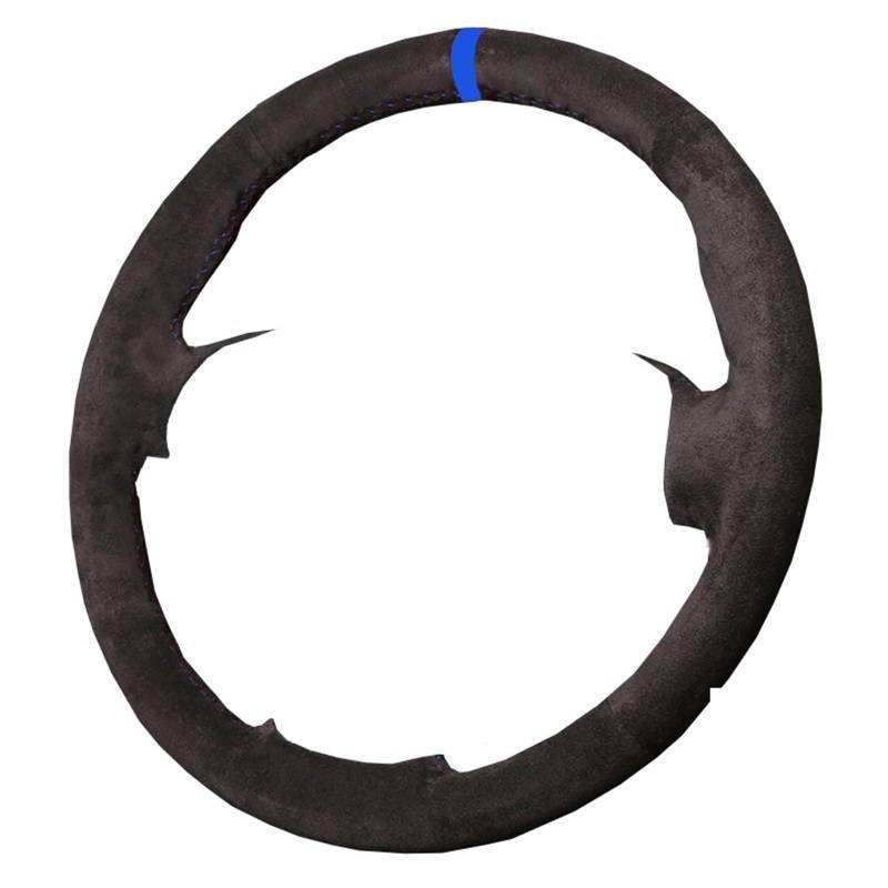 Lenkradbezüge Für Benz Für SLK-Klasse W170 W171 Für SLK C230 200 200K 280 350 Für Kompressor Für Sport Carbon Fiber Auto Lenkrad Abdeckung Lenkradabdeckungen(C Suede Blue) von ALZZTUND