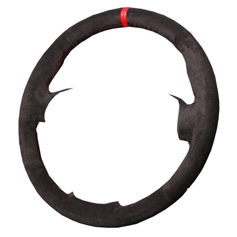 Lenkradbezüge Für Benz Für SLK-Klasse W170 W171 Für SLK C230 200 200K 280 350 Für Kompressor Für Sport Carbon Fiber Auto Lenkrad Abdeckung Lenkradabdeckungen(C Suede Red) von ALZZTUND