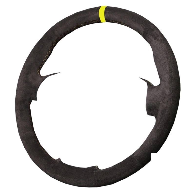 Lenkradbezüge Für Benz Für SLK-Klasse W170 W171 Für SLK C230 200 200K 280 350 Für Kompressor Für Sport Carbon Fiber Auto Lenkrad Abdeckung Lenkradabdeckungen(C Suede Yellow) von ALZZTUND