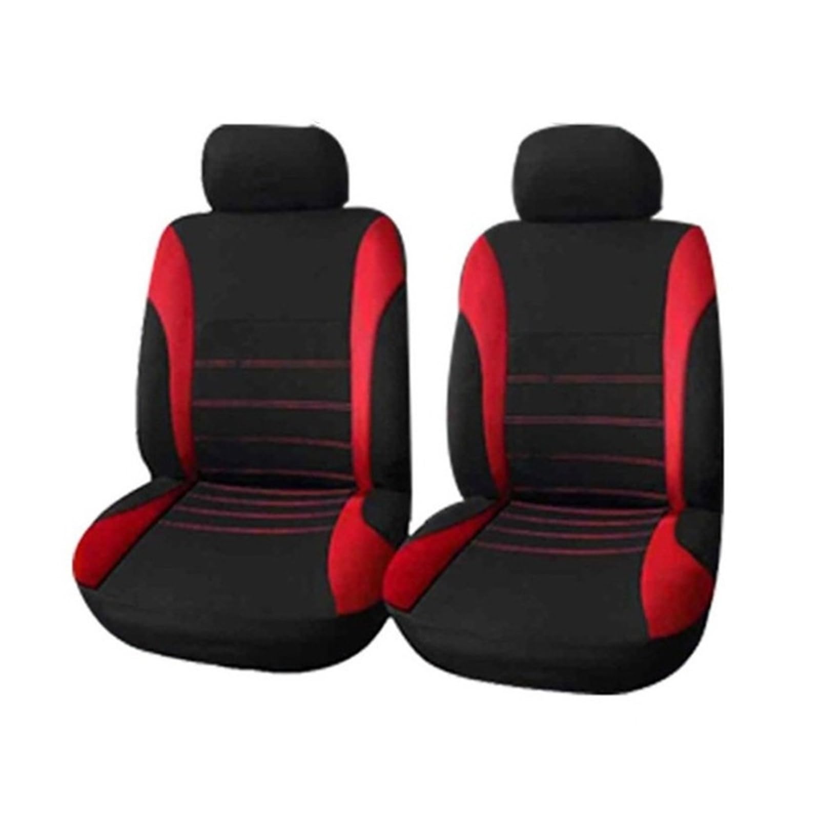 schonbezug autositz Für Skoda Für Superb Für Fabia Für Octavia Für Schnelle Für Yeti Für Combi Für Karop Für Kodiaq Auto Sitzbezüge Autositzschoner(A-2Seats-red) von ALZZTUND