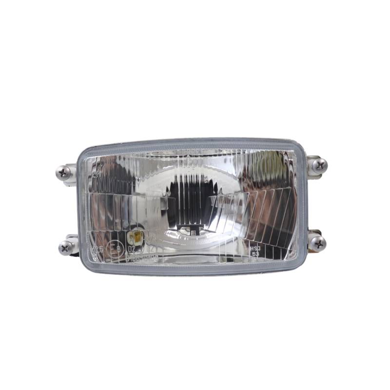 Ama Asymmetrisches Traktor-Frontlicht 165 x 93 mm: Frontlicht mit 3 Lichtfunktionen, für rechte und linke Seite, IP54, zugelassen, Made in Poland von AMA