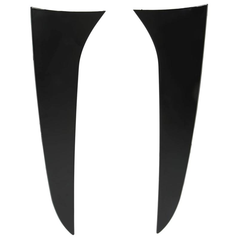1 Paar Heckscheiben Seitenspoiler, Glänzender Schwarzer Abs Plastik Links Rechts Heckscheiben Spoiler Abdeckungsverkleidung für X1 E84 2009 bis 2015 von AMAKO