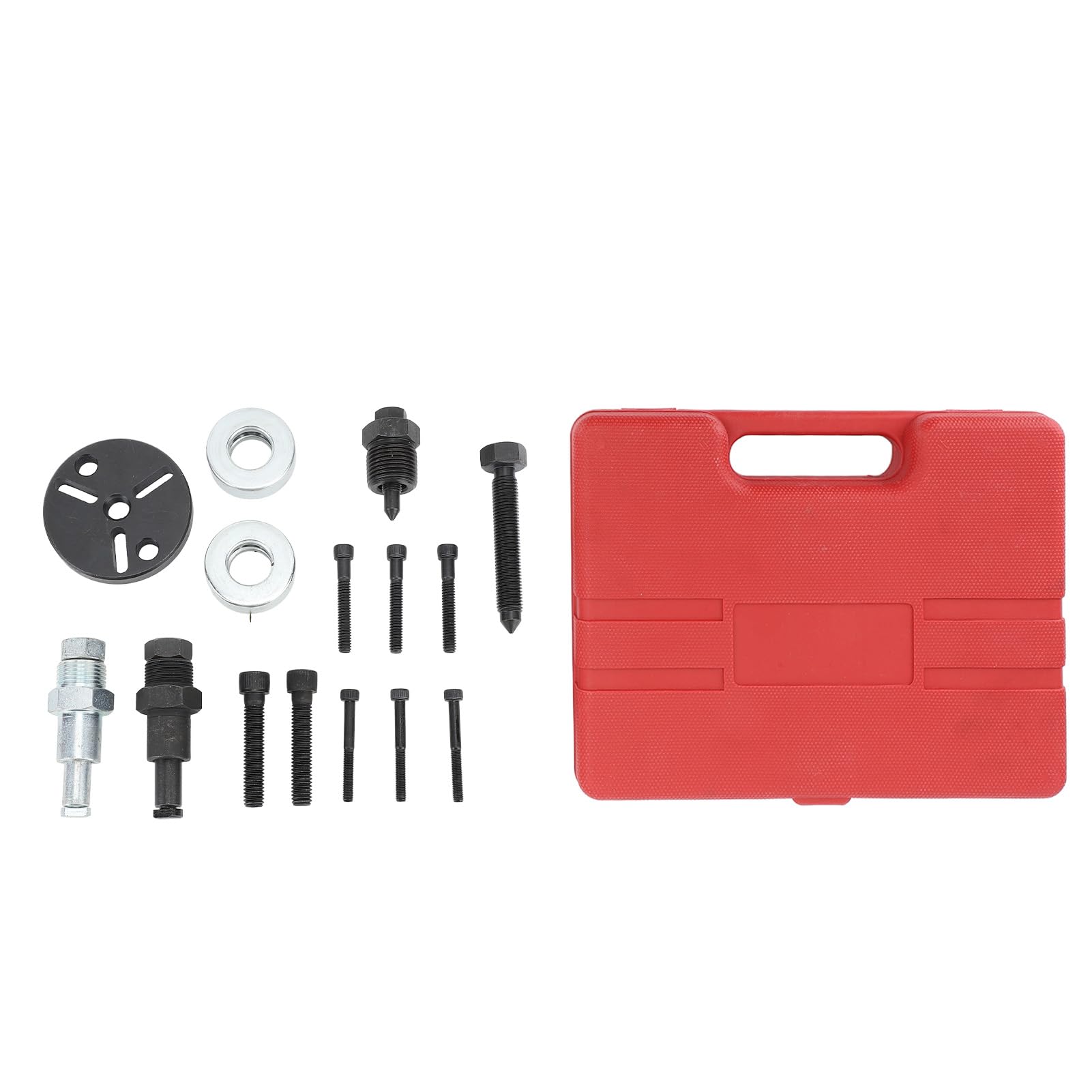 15Pcs Wechselstromkompressor Kupplungs Entferner Kit: Professionelle AUTO Klimaanlagen Reparatur Puller Werkzeuge für 148, 6, HR 6 & V5 Kompressoren 15Pcs Wechselstromkompressor Kupplungs Entferner Kit: Professionelle AUTO Klimaanlagen Reparatur Puller Werkzeuge für 148, 6, HR 6 & V5 Kompressoren von AMAKO