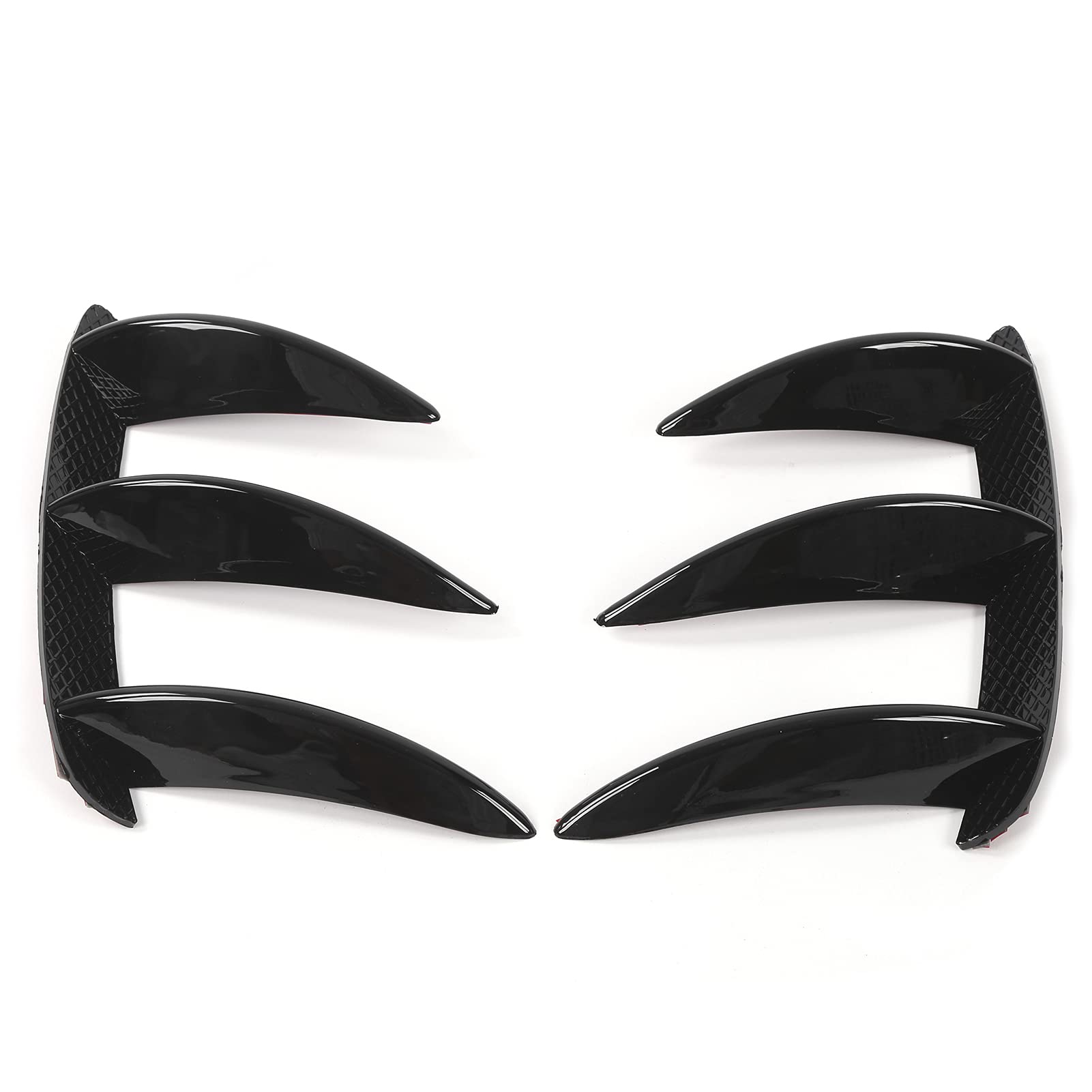 2Pcs Heck Stoßfänger Diffusor Spoiler für Autos, Schlanker Schwarzer Heck Stoßfänger Canard Splitter Vent für MercedesBenz W176 AMG Line 2013 bis 2018 von AMAKO