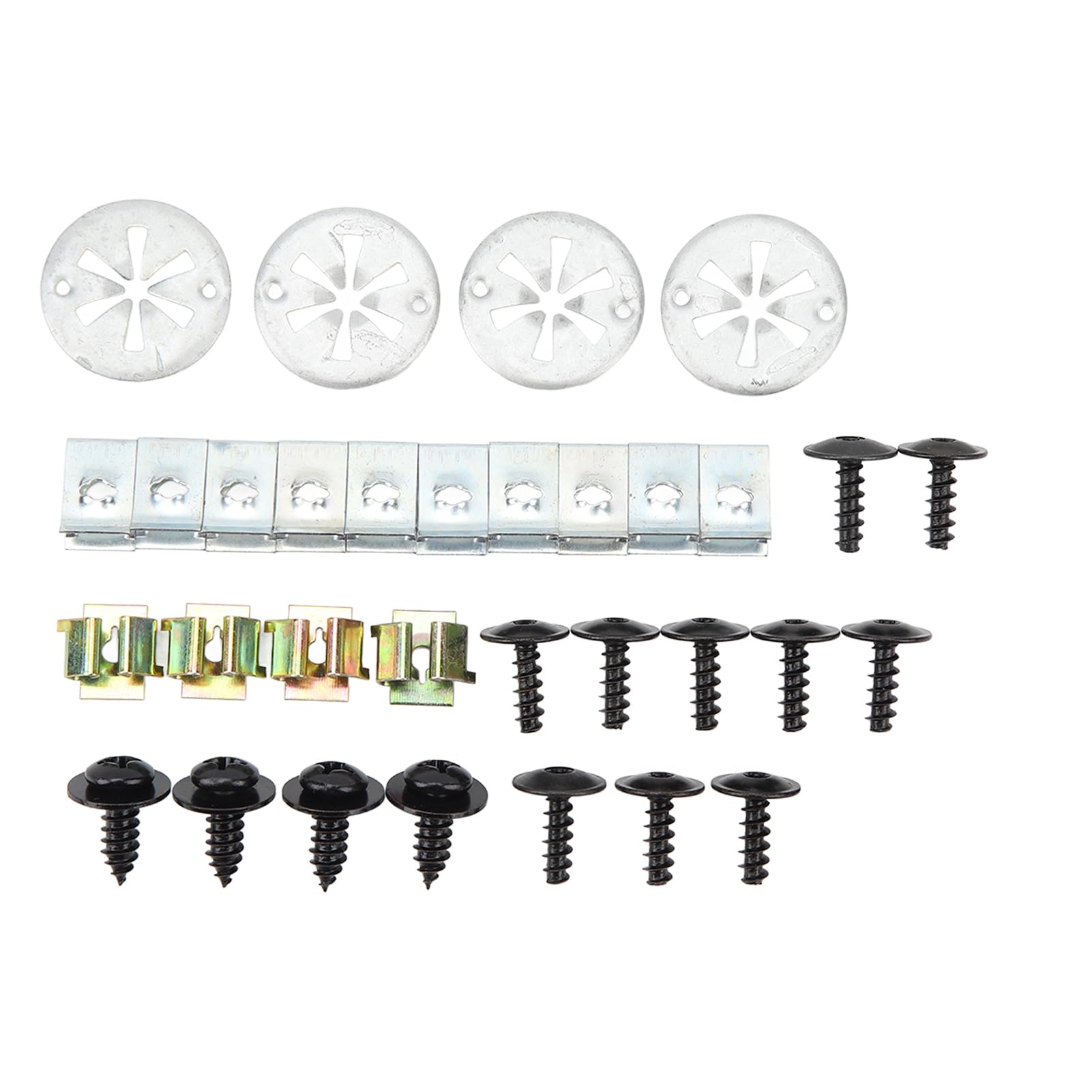 32Pcs Motor Unterabdeckabdeckungsschrauben Clips Set für BO ra MK4, Langlebige Metall Unterabfindungs ​​ Fixklammern für Kotflügel, Türen Oder Andere Automobiloberflächen von AMAKO