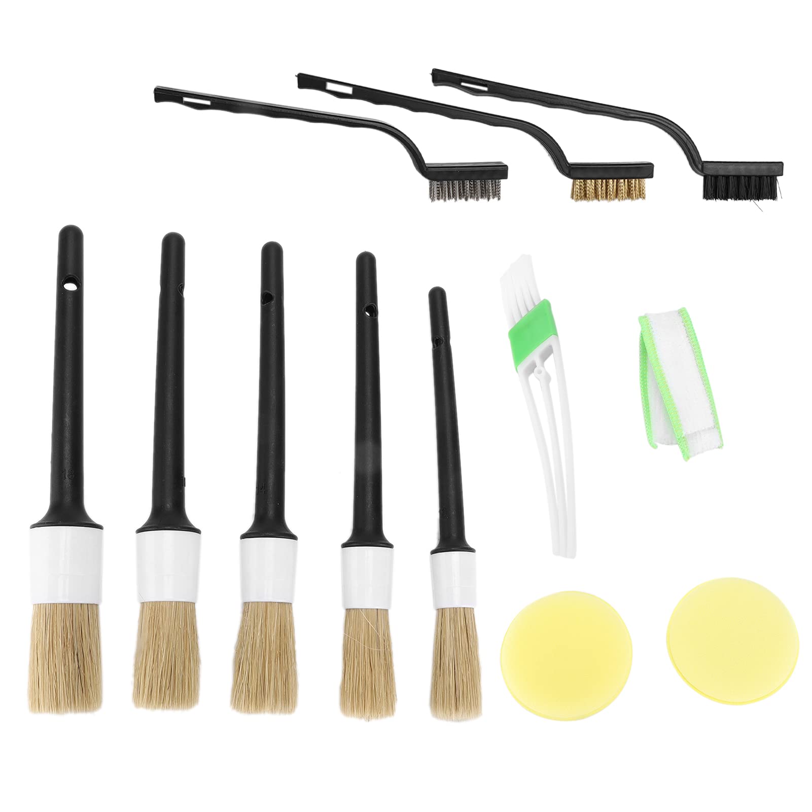 AMAKO 13Pcs Auto Detailing Pinsel Kit: Autoreinigungskit für Auspuff, Stoßfänger, Chassis, Spoke und Abzeichen, Auto Detail Tools für Motor, Sitze und Mehr AMAKO 13Pcs Auto Detailing Pinsel Kit: Autoreinigungskit für Auspuff, Stoßfänger, Chassis, Spoke und Abzeichen, Auto Detail Tools für Motor, Sitze und Mehr von AMAKO