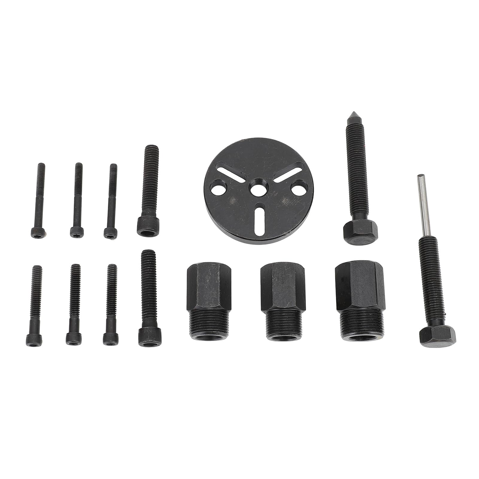 AMAKO 14Pcs AC Kompressor Kupplungs Entferner Kit: Aluminiumlegierung & Edelstahl Puller Set für FS6 C171 6P 148, Professional AC Kupplungsentfernungstool AMAKO 14Pcs AC Kompressor Kupplungs Entferner Kit: Aluminiumlegierung & Edelstahl Puller Set für FS6 C171 6P 148, Professional AC Kupplungsentfernungstool von AMAKO