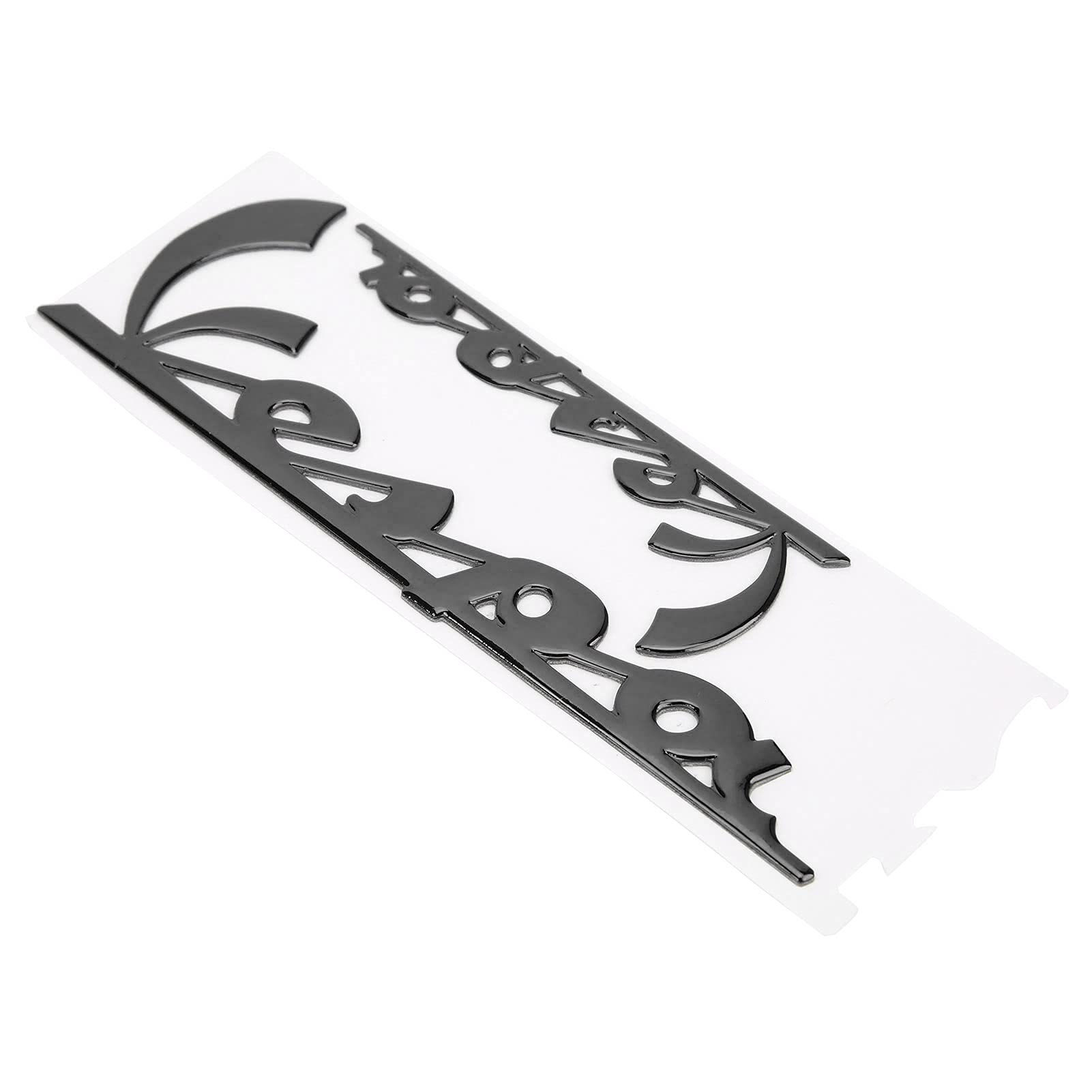 AMAKO 3D Motorrad Aufkleber Emblem:Flexible Plastik Abzeichen Dekoration,für Vespa GTS300 LX125 LX150 IE Sprint Primavera 300 LXV Super (Schwarz) von AMAKO