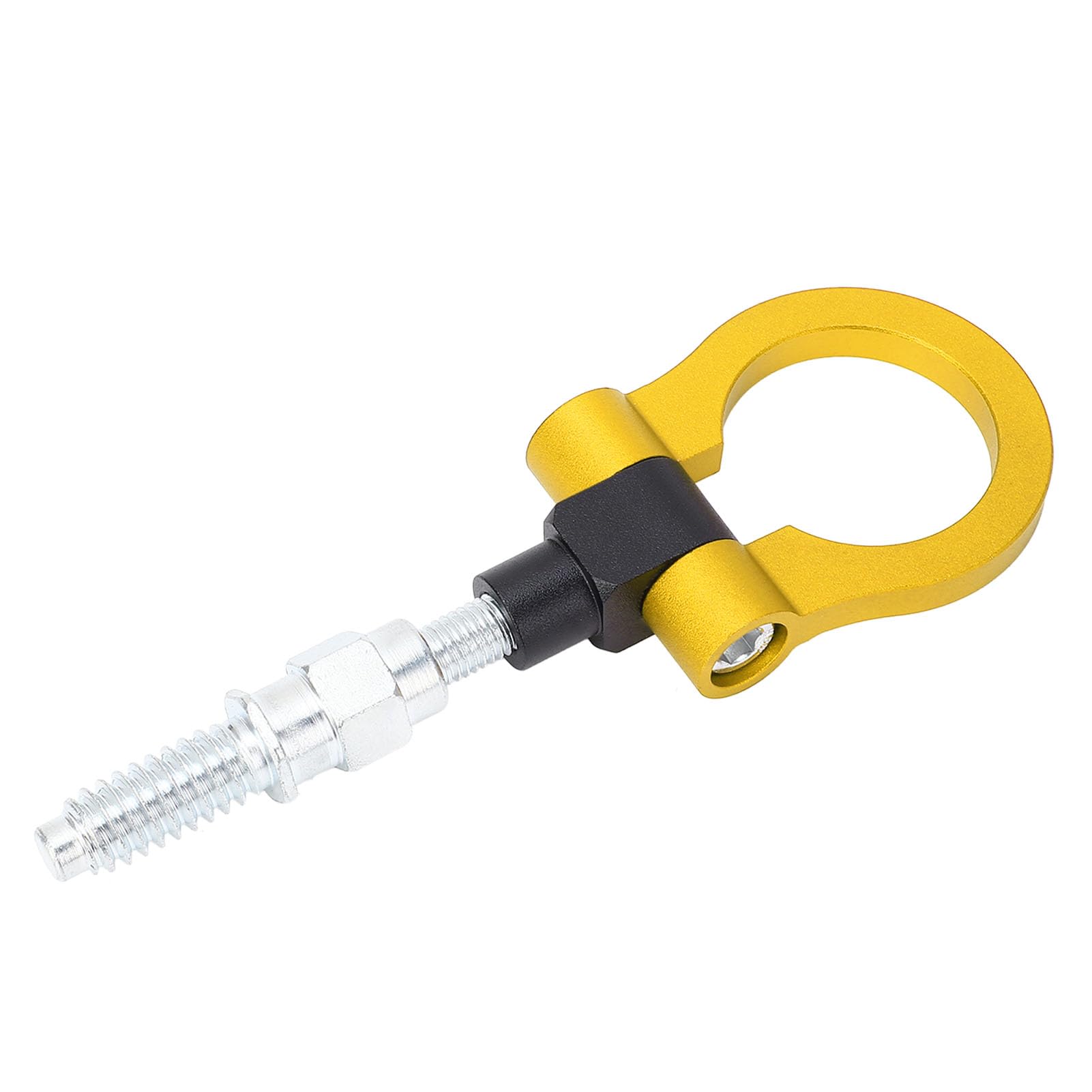 AMAKO Aluminiumlegierung Anhänger Anhänger Schlepphaken Stoßfänger Ringauge für 1 3 5 Serie x5 x6 E36 E39 E46 E82 E90 E92 E93 E70 E71 Stylish Libleable Towing (Gold) von AMAKO