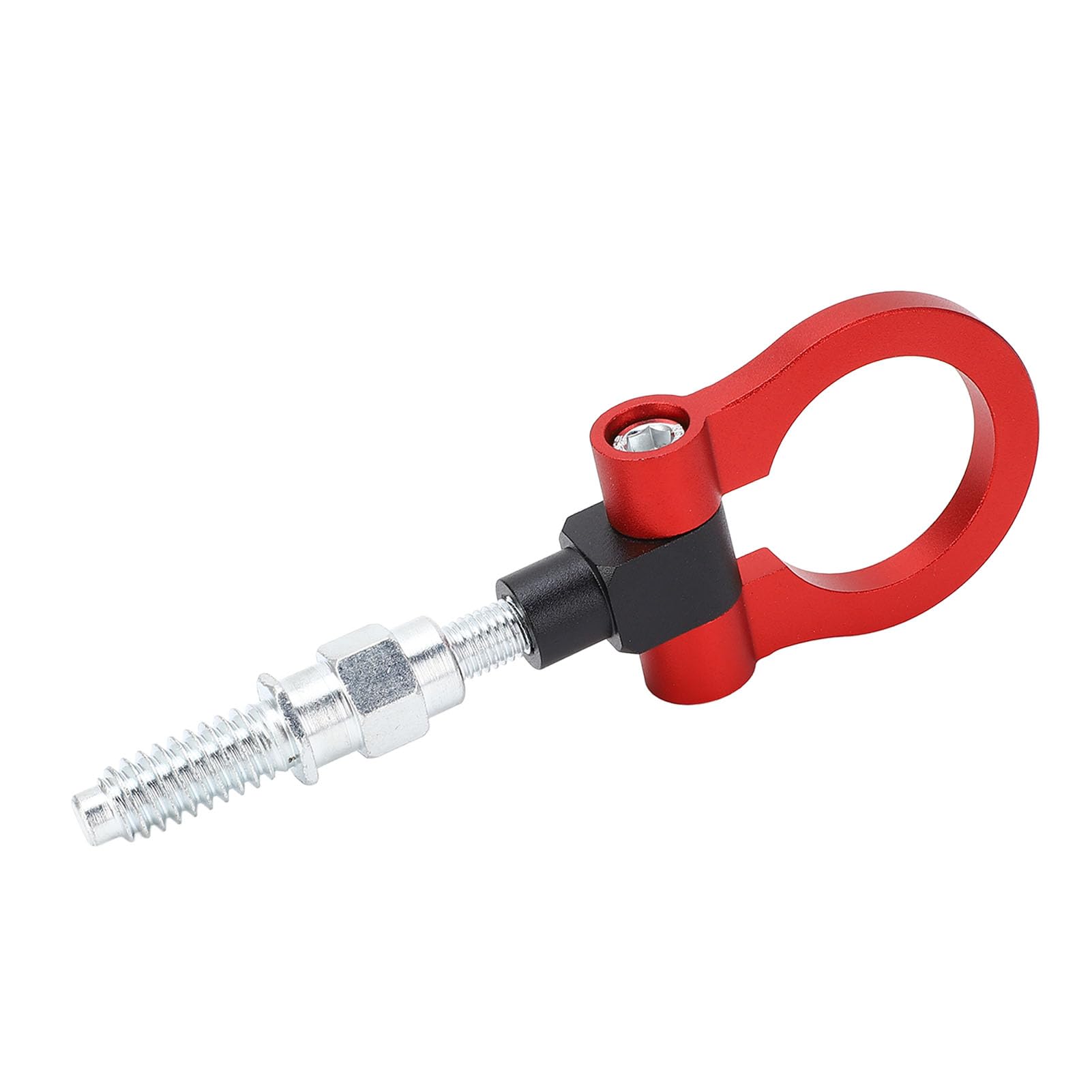 AMAKO Aluminiumlegierung Anhänger Anhänger Schlepphaken Stoßfänger Ringauge für 1 3 5 Serie x5 x6 E36 E39 E46 E82 E90 E92 E93 E70 E71 Stylish Libleable Towing (Rot) von AMAKO