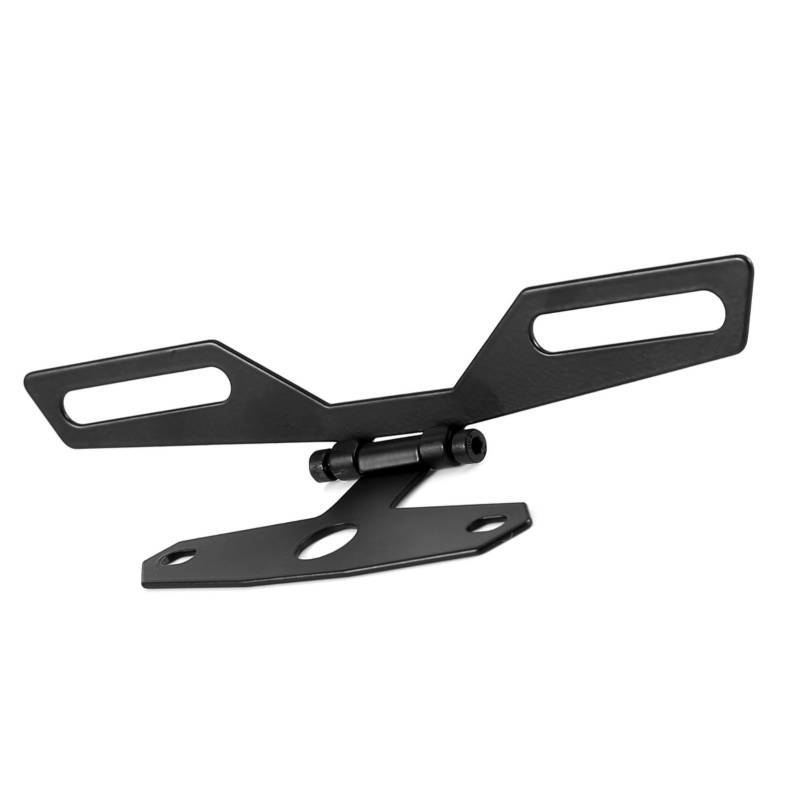 AMAKO Kennzeichenhalter Rücklichthalter:Klappbare Halterung M ontage,Für M otorrad ATV Dirt Bike Jugendliche Monkey Bike,Schwarz Aluminiumlegierung von AMAKO