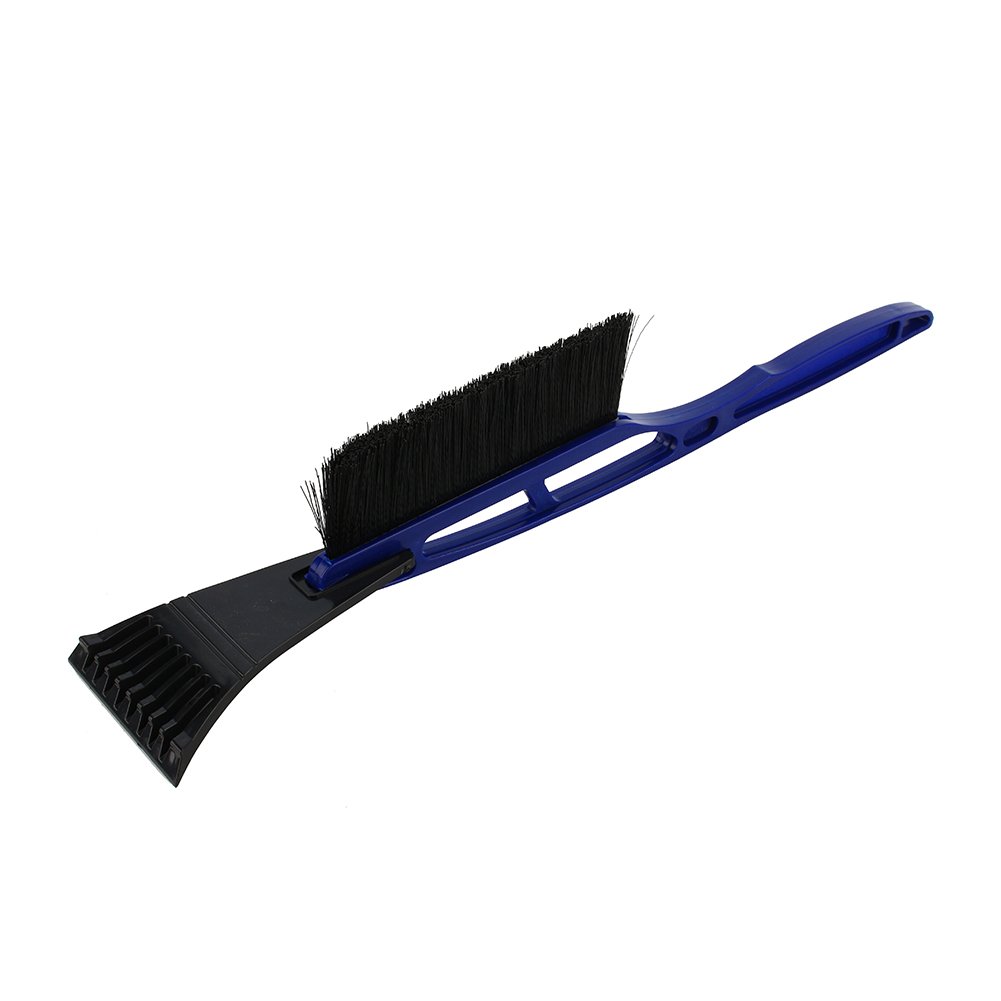 Auto Schneebürste und Eisschaber für Auto Windschutzscheibe: Winterschaufelentfernungsinstrument mit Ergonomischem Griff, Langlebige Blaue Eisschaber für Auto von AMAKO