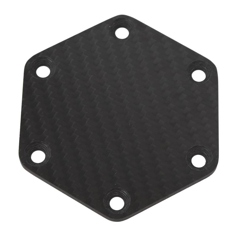 Carbonfaser Lenkrad Mittelkappe, Hupenknopfabdeckung für Nardi Vertex 6 Schrauben Zubehör, Sportlich Stilvoller Ersatz von AMAKO