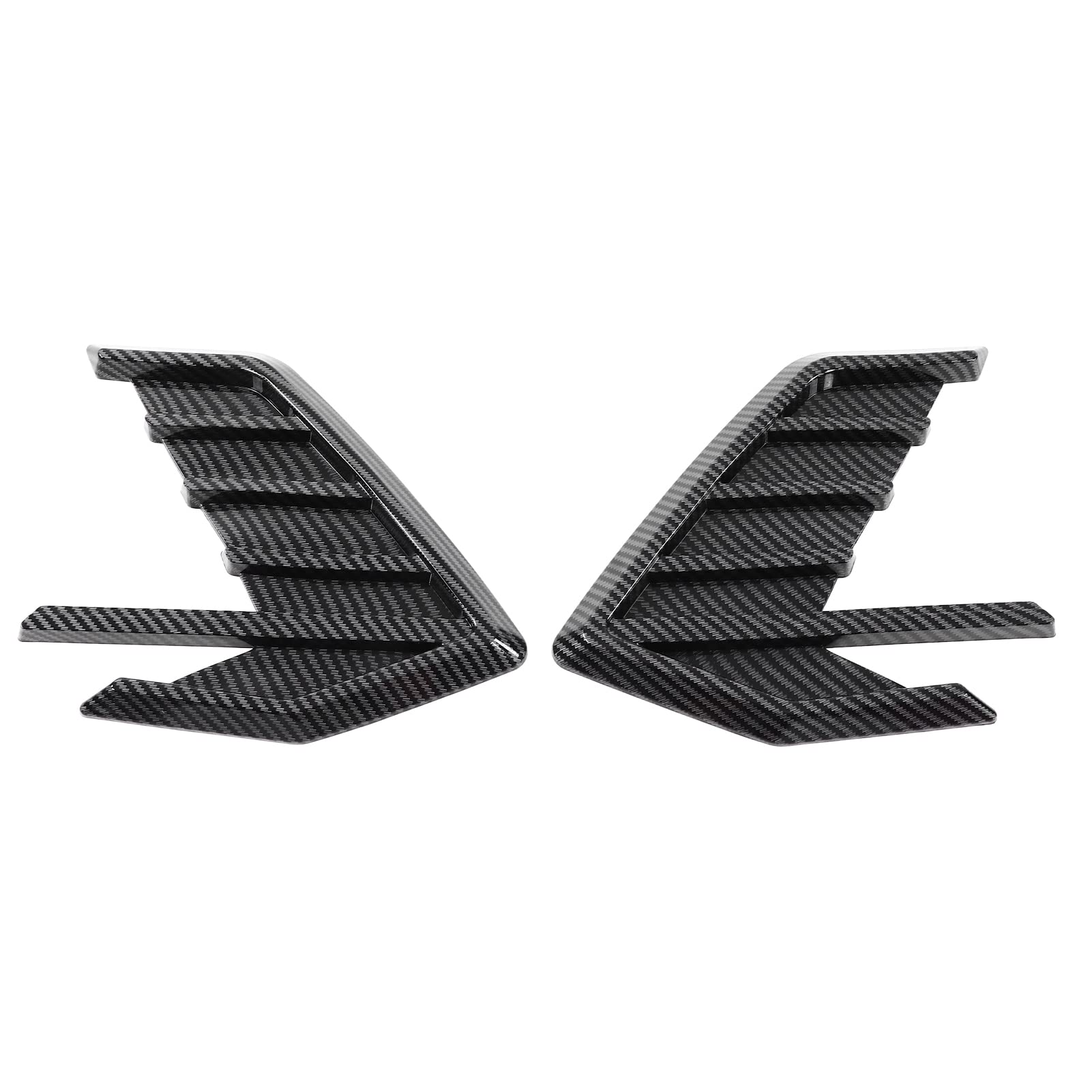 Seitentlüftungsschleife Premium Carbon Faser Stil Seitenlüftungsverkleidung Schläfrig Upgrade für AudiA7 S7 4K8 2018 bis 2020 und A 6 S6 C8 2019 bis 2020 von AMAKO