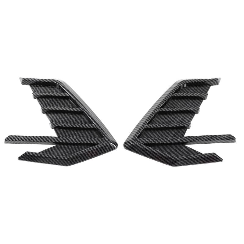Seitentlüftungsschleife Premium Carbon Faser Stil Seitenlüftungsverkleidung Schläfrig Upgrade für AudiA7 S7 4K8 2018 bis 2020 und A 6 S6 C8 2019 bis 2020 von AMAKO