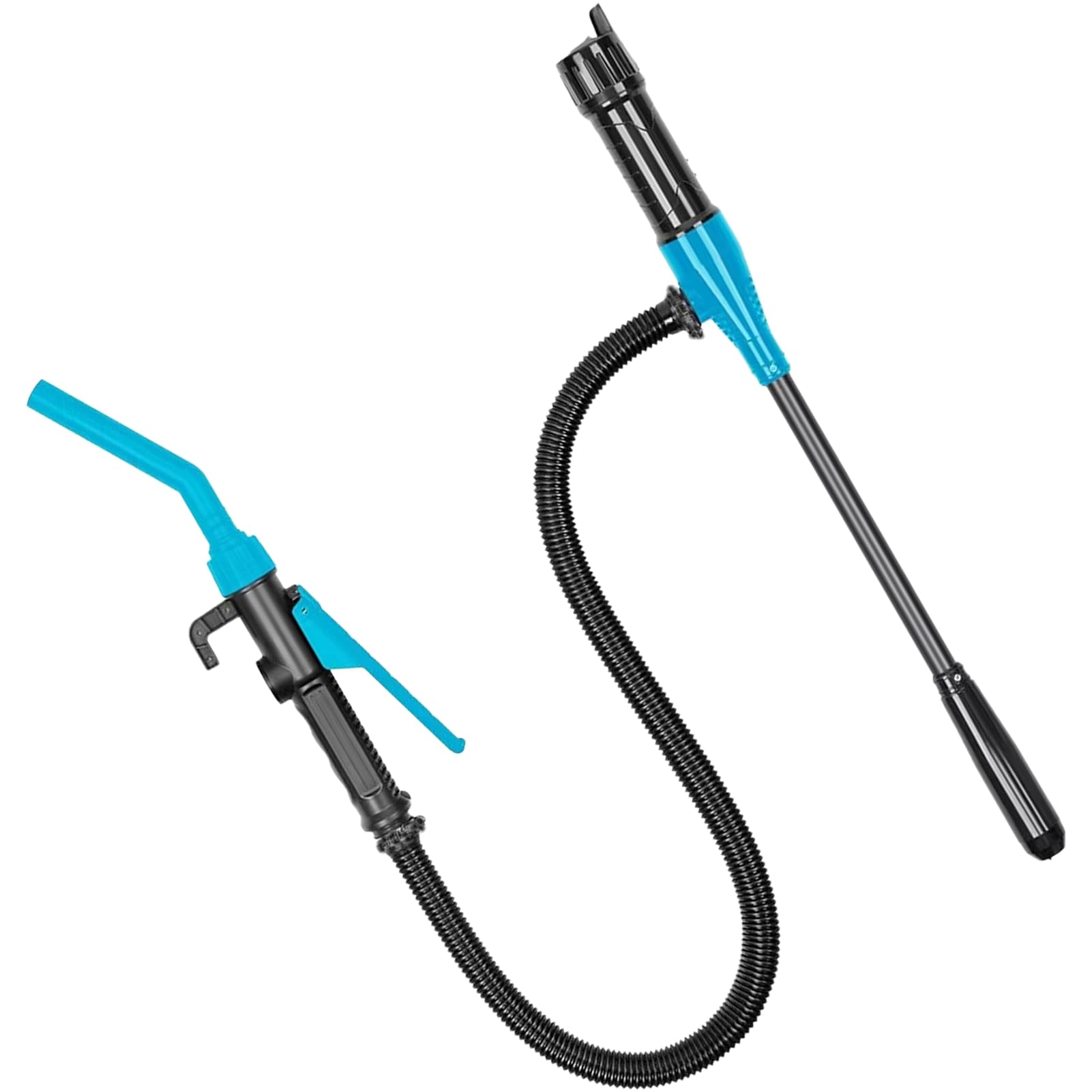 Tragbare Elektrische Kraftstofftransferpumpe 2,4 Gpm Batterie für Benzin Benzinwasser, 90 cm 35,4 Rohr, Blaue Schwarze Siphonpumpe Tragbare Elektrische Kraftstofftransferpumpe 2,4 Gpm Batterie für Benzin Benzinwasser, 90 cm 35,4 Rohr, Blaue Schwarze Siphonpumpe von AMAKO