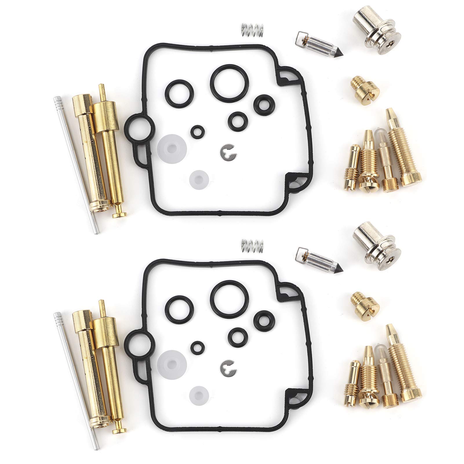 Vergaser Reparatur Kit:Motorrad Vergaser Wiederaufbau Kit,Kompatibel mit Suzuki GS500E F650,langlebiges Material,42 Teile Vergaser Reparatur Kit:Motorrad Vergaser Wiederaufbau Kit,Kompatibel mit Suzuki GS500E F650,langlebiges Material,42 Teile von AMAKO