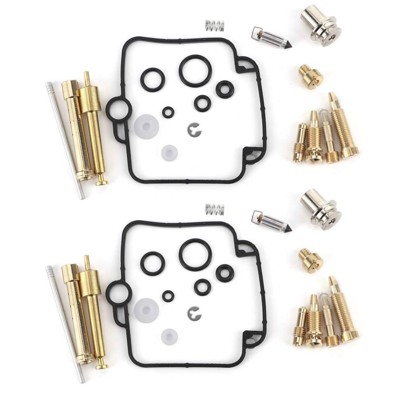 Vergaser Reparatur Kit:Motorrad Vergaser Wiederaufbau Kit,Kompatibel mit Suzuki GS500E F650,langlebiges Material,42 Teile von AMAKO