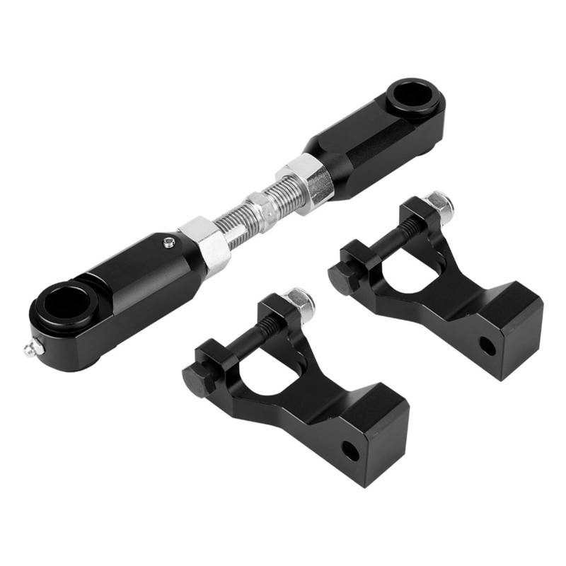 Vorderer Heckablagerungs Kit: Kompatibel mit Yamaharaptor 350 660 700 Einstellbarer ATV Absenkungskit (Schwarz) von AMAKO