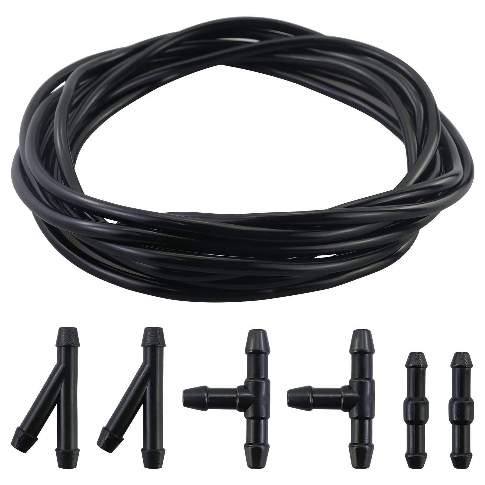 5m Scheibenwaschanlage Schlauch mit 33 Stücke Schlauchverbinder, Wischwasserschlauch Reparaturset, Automotive Schlauch Gummi Wischwasserschlauch, Universal Wischwasserschlauch Spritzwasserschlauch 5m Scheibenwaschanlage Schlauch mit 33 Stücke Schlauchverbinder, Wischwasserschlauch Reparaturset, Automotive Schlauch Gummi Wischwasserschlauch, Universal Wischwasserschlauch Spritzwasserschlauch von AMANDELIZABE