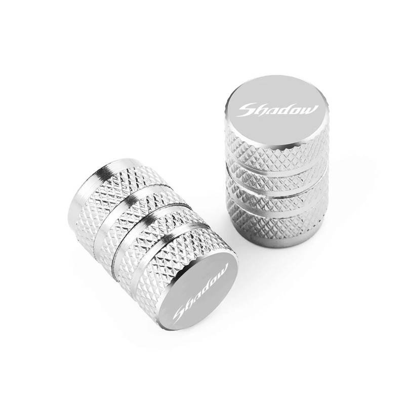 Reifenventilkappen Für H&ONDA Shadow VT 400 600 750 1100 VT400 VT600 1300 Rad Reifen Ventil Kappen Abdeckungen(Silver) von AMASONY