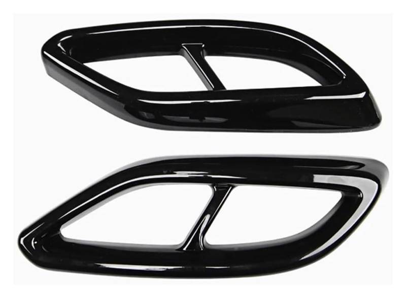 Auspuff Endrohr Für Mercedes Für B&enz CLA Klasse C118 W118 CLA180 200 220 250 260 2020-2022 Schalldämpfer Auspuffrohr Schwanz Abdeckung Trim Auto End Rohre(Schwarz) von AMBMREDPEV