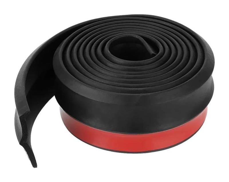 Auto Frontspoiler Lippe Auto-Frontspoiler Universeller 60 Mm Breiter Gummistreifen 2,5 M Auto-Frontstoßstangenlippe Außenformteile Auto-Lippenrock-Schutz von AMBMREDPEV
