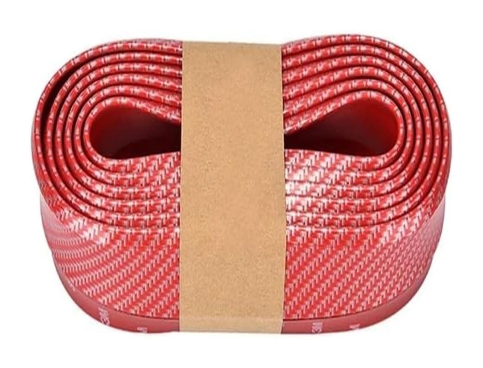 Auto Frontspoiler Lippe Auto-Frontstoßstangen-Splitter 2,5 M Auto-Stoßstangen-Lippenaufkleber Auto-Gummi-Stoßstangenstreifen Außerhalb Stoßstange Vorne Auto-Stoßstangenschutz(rot) von AMBMREDPEV