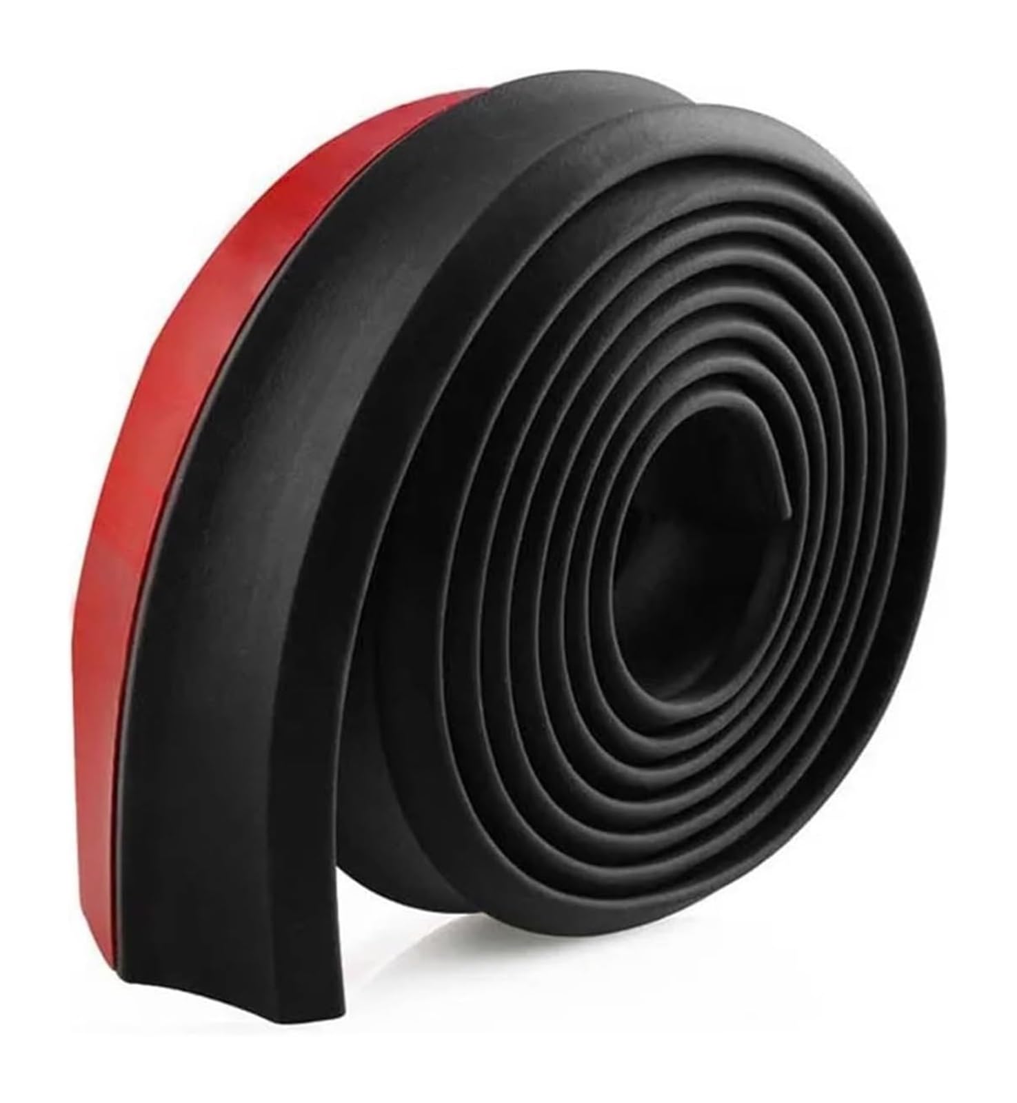 Auto Frontspoiler Lippe Auto-Frontstoßstangen-Splitter Auto-Frontstoßstangen-Lippensplitter-Spoiler Gummirock-Schutz Körperverkleidung Stoßstangenlippenstreifen Auto-Seitenschweller(2.5M) von AMBMREDPEV