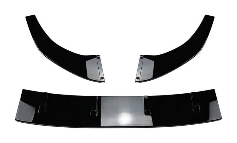 Auto Frontspoiler Lippe Für A3 8Y S3 2021-2023 + Unterer Splitter Body Kit Blade Frontschürze Spoiler Lippe Splitter Spoiler Auto Frontspoiler(Gloss Black) von AMBMREDPEV