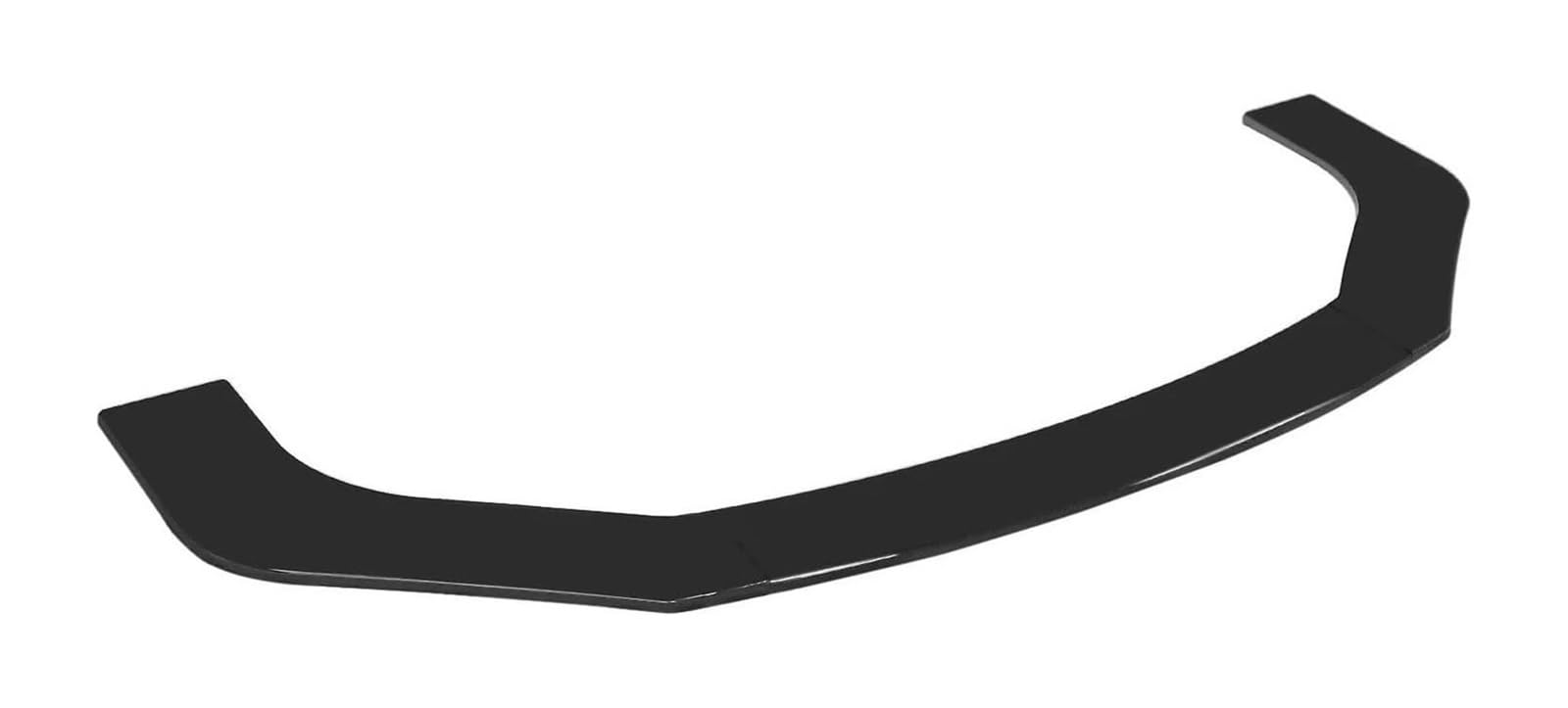 Auto Frontspoiler Lippe Für A3 A4 A5 A6 A7 A8 TT RS RS3 RS4 RS5 RS6 Q3 Q5 Q7 Für Quattro Universal Frontschürze Lip Splitter Body Kit Auto Front Spoiler(Glossy Black) von AMBMREDPEV